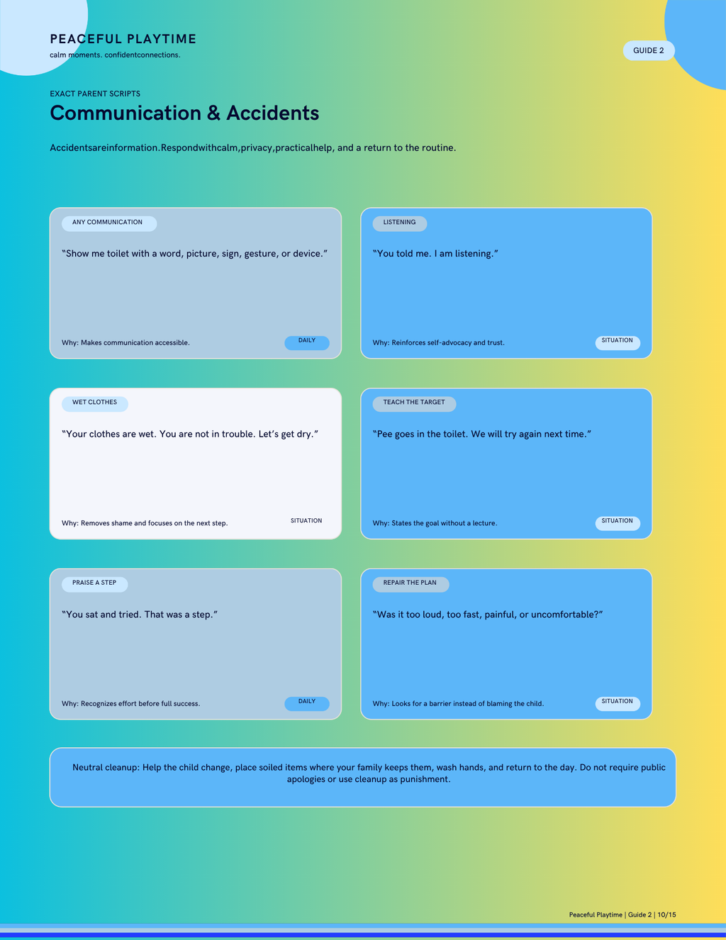 Potty Steps: A Calm Guide for Every Learner