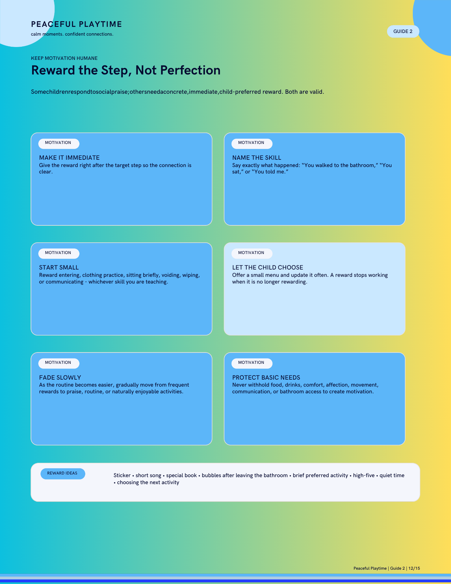 Potty Steps: A Calm Guide for Every Learner