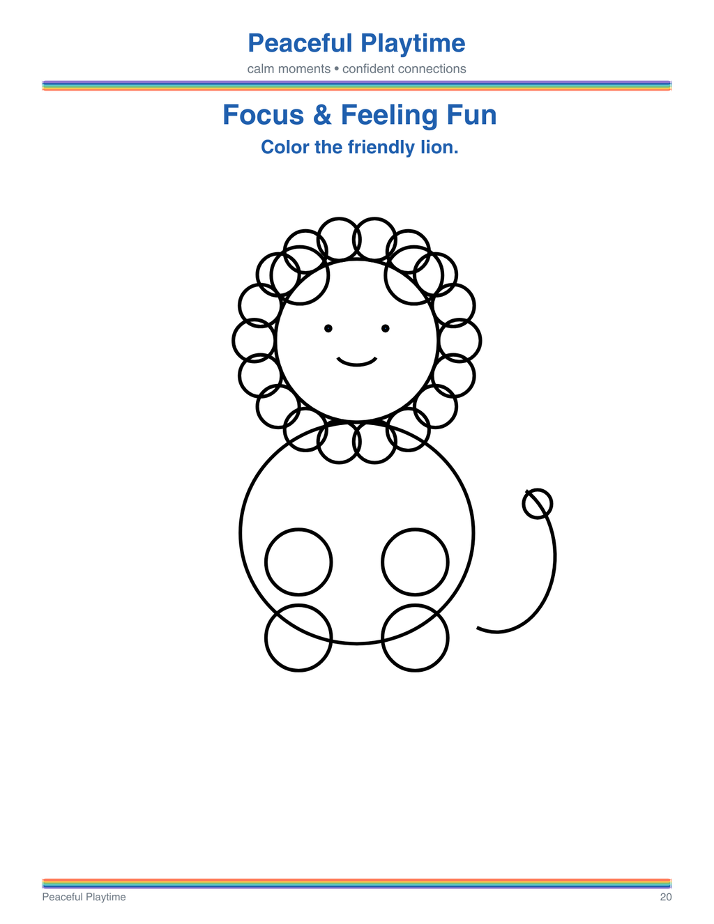 Focus and Feeling Fun – Peaceful Playtime Coloring Book