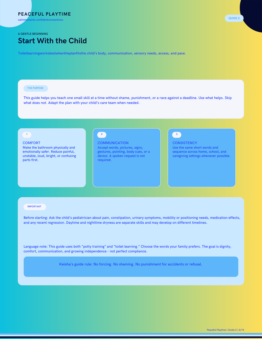 Potty Steps: A Calm Guide for Every Learner