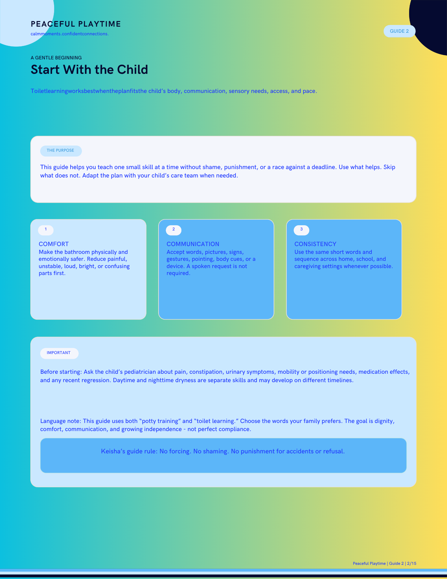 Potty Steps: A Calm Guide for Every Learner
