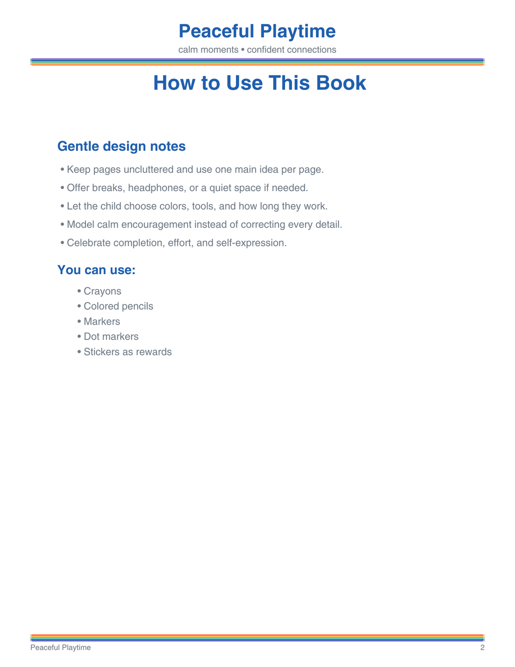 Focus and Feeling Fun – Peaceful Playtime Coloring Book