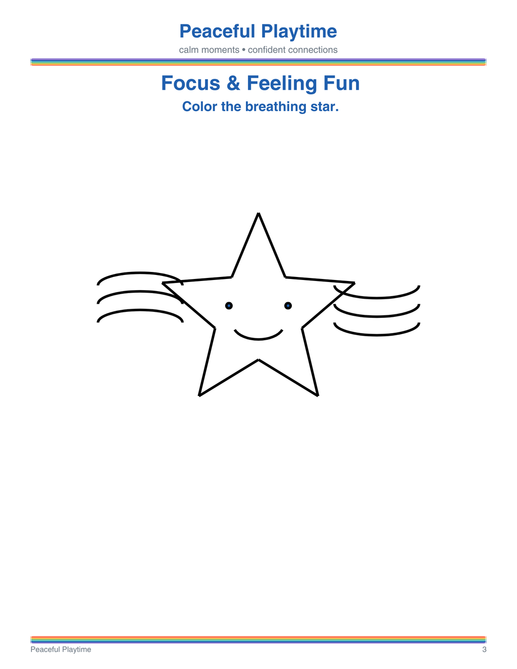 Focus and Feeling Fun – Peaceful Playtime Coloring Book
