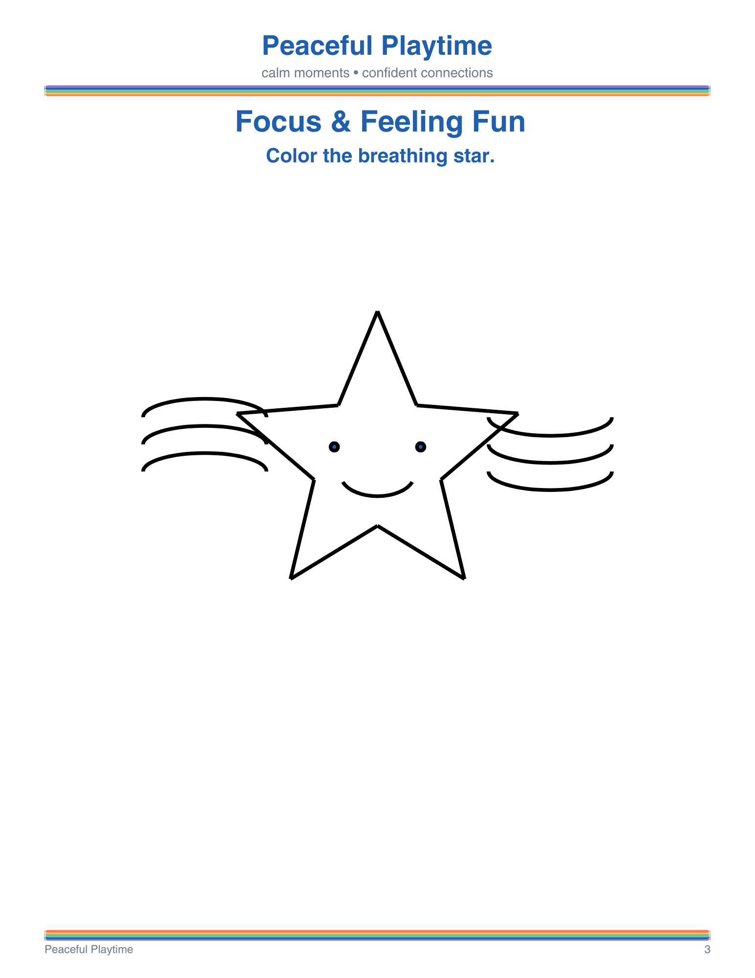Focus and Feeling Fun – Peaceful Playtime Coloring Book