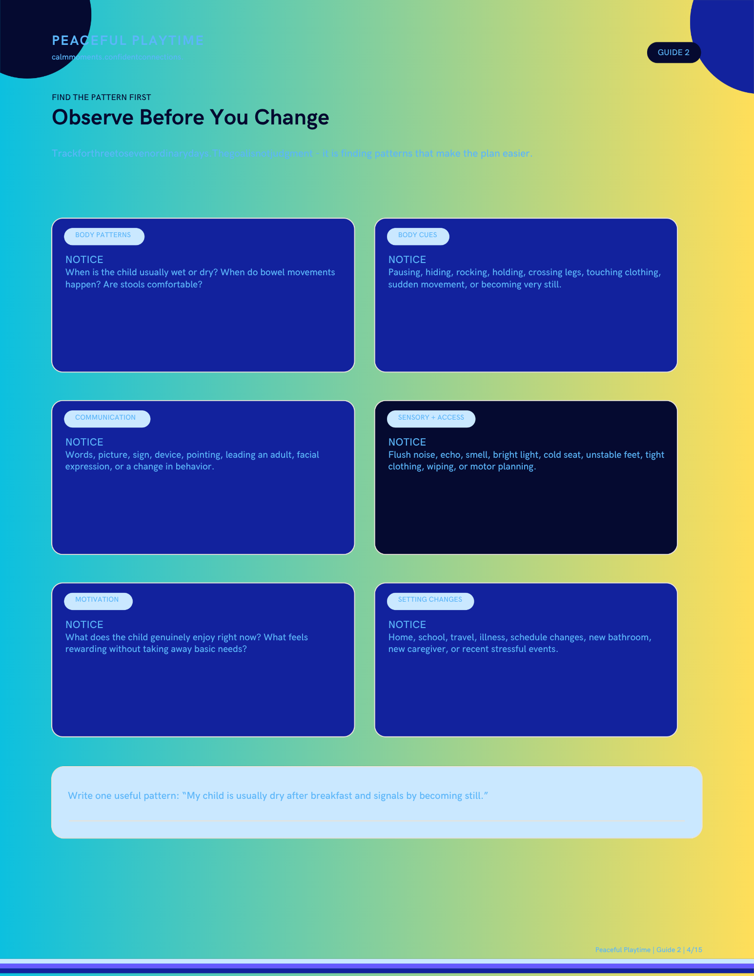 Potty Steps: A Calm Guide for Every Learner
