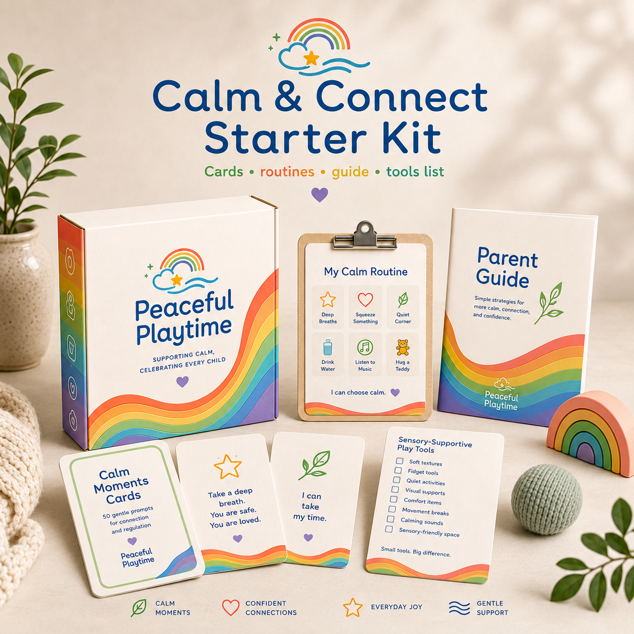 7 Calm Activities – Ready-to-Use Printed Pack