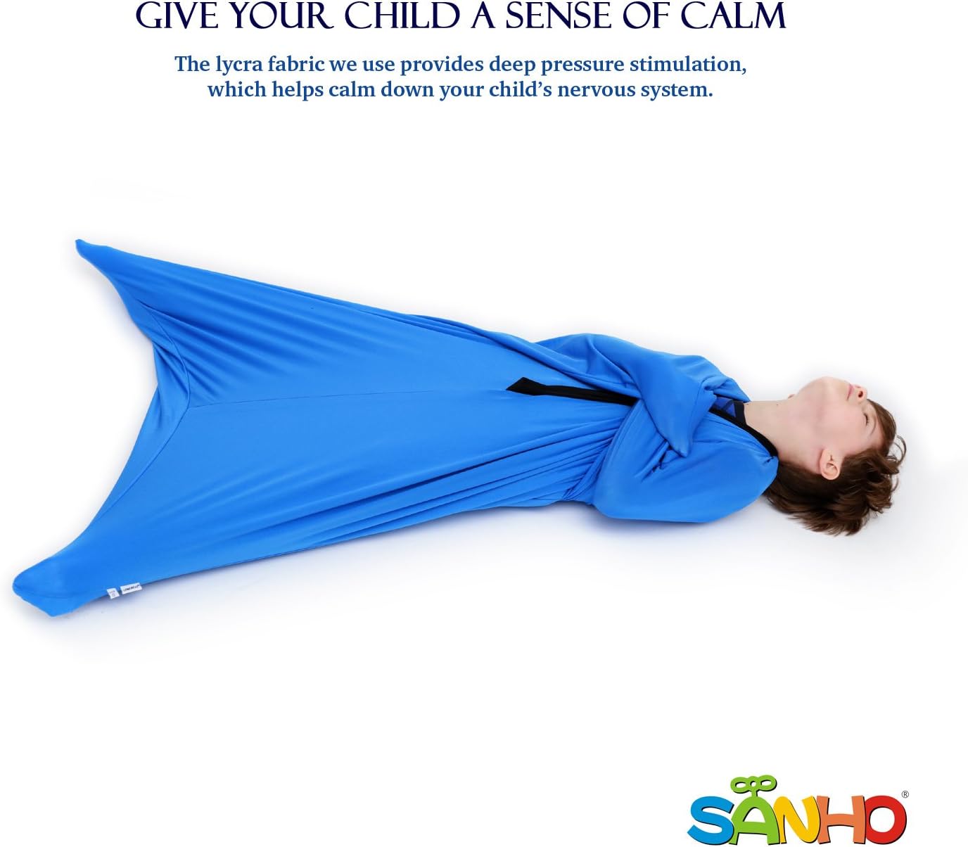 SANHO Yopo Sensory Sox — Dynamic Movement Sock for Kids (Medium, Ages 6–9)