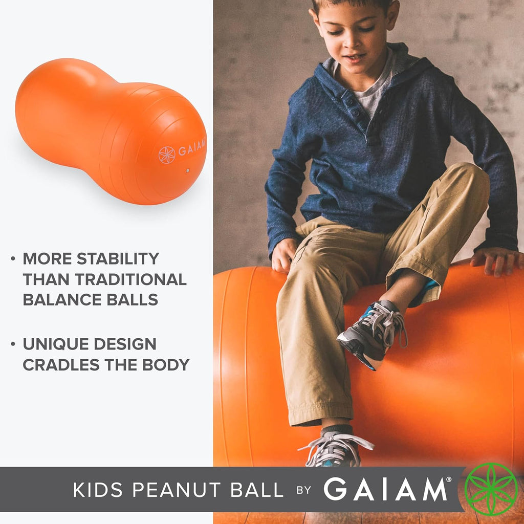 Gaiam Kids Peanut Ball Chair — Flexible Seating for Classroom & Home