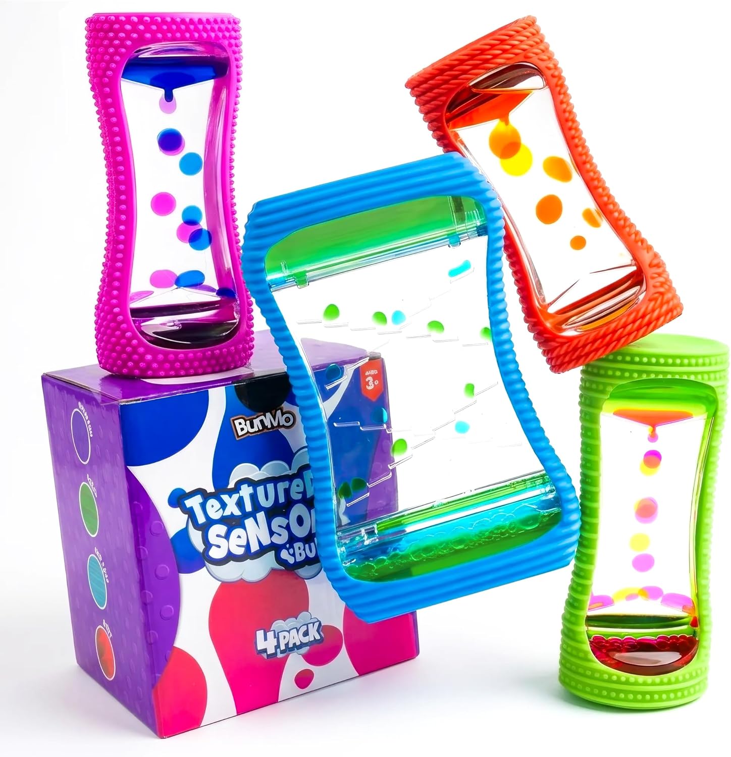 BUNMO Glow-in-the-Dark Liquid Motion Bubbler — Calming Sensory Fidget Toy