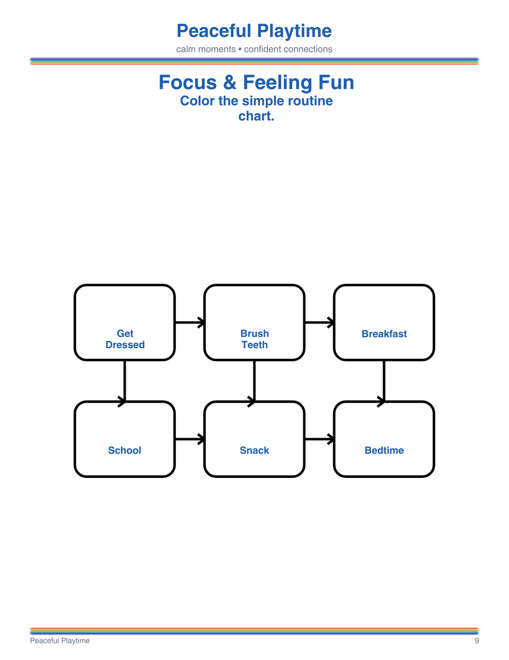 Focus and Feeling Fun – Peaceful Playtime Coloring Book